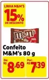 Oferta de M&M's - Confeito por R$7,39 em Mercado Extra