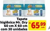 Oferta de Tapete Higiênico por R$65,99 em Mercado Extra