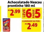 Oferta de Nestlé - Achocolatado Nescau Prontinho por R$2,99 em Mercado Extra