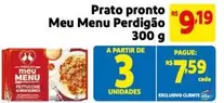 Oferta de Perdigão - Prato Pronto Meu Menu por R$9,19 em Mercado Extra