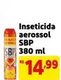 Oferta de SBP - Inseticida Aerossol por R$14,99 em Mercado Extra