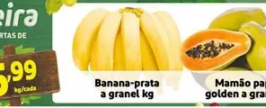 Oferta de A Granel - Banana-Prata por R$6,99 em Mercado Extra