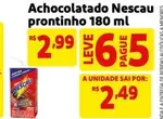 Oferta de Nescau - Achocolatado  Prontinho por R$2,99 em Mercado Extra