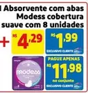 Oferta de Suave - Absorvente Com Abas Cobertura  Com 8 Unidades por R$4,29 em Mercado Extra