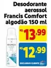 Oferta de Francis - Desodorante Aerossol por R$13,99 em Mercado Extra