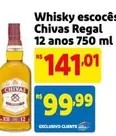 Oferta de Chivas Regal - Whisky Escocês por R$141,01 em Mercado Extra