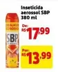 Oferta de SBP - Inseticida Aerossol por R$17,99 em Mercado Extra