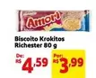 Oferta de Krokitos - Biscoito por R$3,99 em Mercado Extra