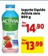 Oferta de Activia - logurte Liquido  Zero por R$14,9 em Mercado Extra