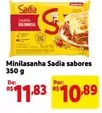 Oferta de Sadia - Minilasanha Sabores por R$10,89 em Mercado Extra