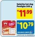 Oferta de Perdigão - Salsicha Hot Dog por R$11,99 em Mercado Extra