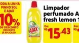 Oferta de Pinho - Limpador Perfumado A Fresh Lemon por R$15,43 em Mercado Extra