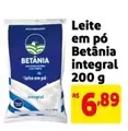 Oferta de Betânia - Leite Em Pó Integral por R$6,89 em Mercado Extra