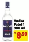 Oferta de Vodka por R$8,99 em Mercado Extra