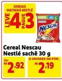 Oferta de Nestlé - Cereal Nescau por R$2,92 em Mercado Extra