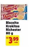 Oferta de Amori - Biscoito Krokitos por R$3,99 em Mercado Extra