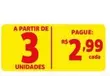 Oferta de De   - Unidades por R$2,99 em Mercado Extra