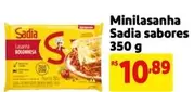 Oferta de Sadia - Minilasanha Sabores por R$10,89 em Mercado Extra