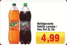 Oferta de Sukita - Refrigerante Laranja/ Uva por R$4,99 em Spani Atacadista