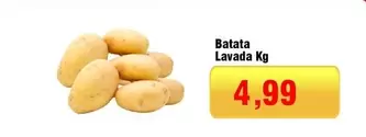 Oferta de Batata Lavada por R$4,99 em Spani Atacadista