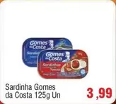 Oferta de Gomes da Costa - Sardinha por R$3,99 em Spani Atacadista