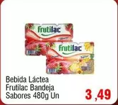 Oferta de Sabores - Bebida Láctea Frutilac Bandeja Sabores por R$3,49 em Spani Atacadista