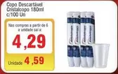 Oferta de Cristalcopo - Copo Descartável por R$4,29 em Spani Atacadista