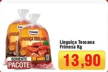 Oferta de Frimesa - Linguiça Toscana por R$13,9 em Spani Atacadista