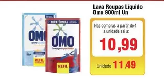 Oferta de Omo - Lava Roupas Liquido por R$11,49 em Spani Atacadista