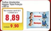 Oferta de De   - Toalhas Umedecidas Tripla Proteção por R$8,89 em Spani Atacadista