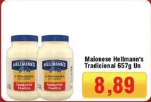 Oferta de Hellmann's - Maionese Tradicional por R$8,89 em Spani Atacadista