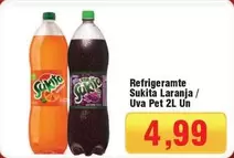 Oferta de Sukita - Refrigerante Laranja/Uva por R$4,99 em Spani Atacadista