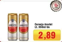 Oferta de Amstel - Cerveja por R$2,89 em Spani Atacadista