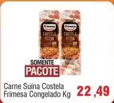 Oferta de Frimesa - Carne Suína Costela Congelado por R$22,49 em Spani Atacadista