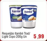 Oferta de Itambé - Requeijão Trad/ Light por R$5,99 em Spani Atacadista