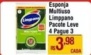 Oferta de Limppano - Esponja Multiuso por R$3,98 em Super Muffato