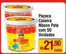 Oferta de Paçoca -  Caseira Nbonn Pote Com 50 por R$21,9 em Super Muffato