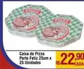 Oferta de Porto - Caixa De Pizza Felix 25cm X 25 Unidades por R$22,9 em Super Muffato