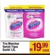 Oferta de Vanish - Tira Manchas Tipos Sache por R$19,99 em Super Muffato