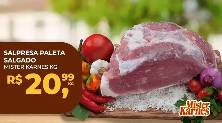 Oferta de Salpresa Paleta por R$20,99 em Fort Atacadista