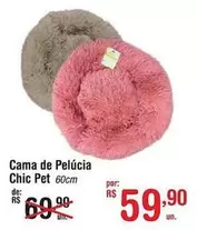 Oferta de De   - Cama De Pelucia Chic Pet por R$59,9 em Fort Atacadista