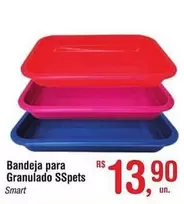 Oferta de Smart - Bandeja Para Granulado por R$13,9 em Fort Atacadista