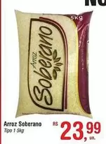 Oferta de Soberano - Arroz por R$23,99 em Fort Atacadista