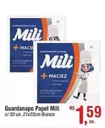 Oferta de Mili - Guardanapo Papel por R$1,59 em Fort Atacadista