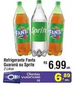 Oferta de Fanta - Refrigerante Guaraná Ou Sprite por R$6,99 em Fort Atacadista