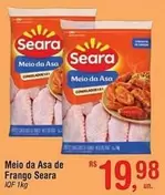 Oferta de Seara - Meio Da Asa De Frango por R$19,98 em Fort Atacadista