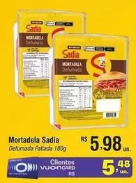 Oferta de Sadia - Mortadela por R$5,98 em Fort Atacadista