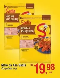 Oferta de Sadia - Meio Da Asa por R$19,98 em Fort Atacadista