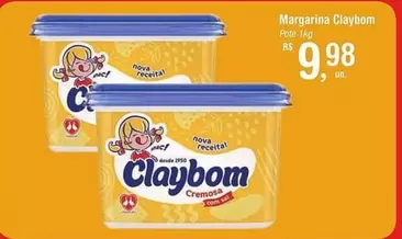 Oferta de Claybom - Margarina por R$9,98 em Fort Atacadista