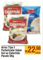 Oferta de Pacote - Arroz Tipo 1 Parbolizado Sabor Sul Ou Catarinao por R$22,98 em Max Atacadista